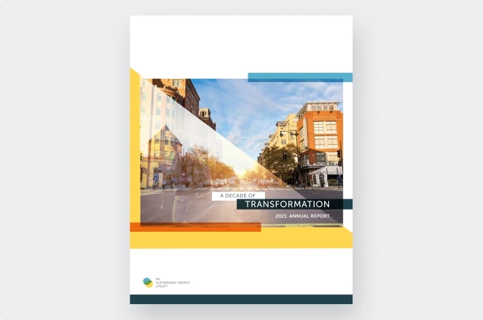 Fiscal Year 2021 Annual Report cover graphic.
